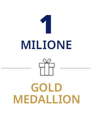 1 milione - Gold Medallion